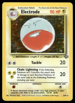 Pokemon Cards Electrode 2/64 Jungle Holo Rare NM EBAY LIVE FRIDAY - Image 1