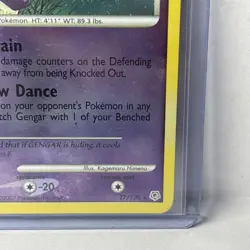 Gengar 27/130 2007 Diamond and Pearl Reverse Holo Rare Pokemon Card - Image 5