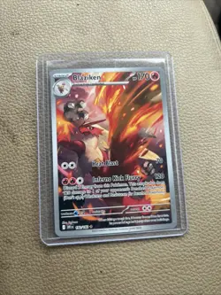Pokemon TCG Blaziken Destined Rivals Illustration Card 192/182 Mint - Image 1