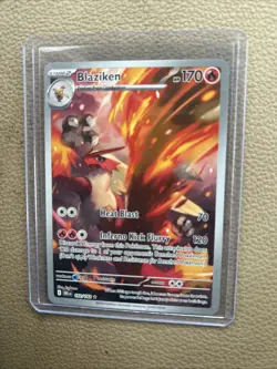Pokemon TCG Blaziken Destined Rivals Illustration Card 192/182 Mint - Image 3