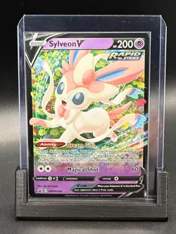 Sylveon V Holo Promo SWSH: Sword & Shield Promo Cards SWSH202 NM - Image 1