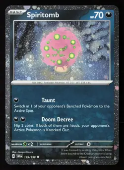 Spiritomb - (Cosmos Holo) Uncommon Miscellaneous Cards & Products 129/198 NM - Image 1
