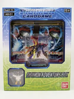 Digimon CCG Trading Card Game ADVENTURE BOX Bandai "Tailmon” AB-01 New & Sealed - Image 1