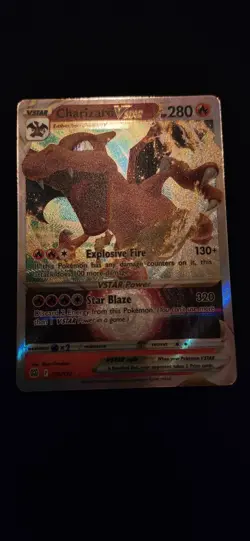 Pokemon Charizard VSTAR 2022 Holo Full Art Card Brilliant Stars 018/172 Lp!!! - Image 1