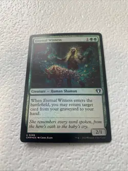 Eternal Witness Commander Masters Foil Near Mint Mtg Card (Slight Warping) - Image 1