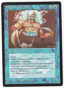 ►Magic-Style◄ MTG - Serendib Efreet - French Revised FBB - Good - Image 1