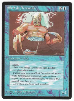 ►Magic-Style◄ MTG - Serendib Efreet - French Revised FBB - Good - Image 1