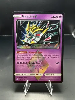 Pokemon Giratina Prism Star 58/156 Sm-Ultra Prism Holo - Image 1