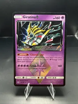 Pokemon Giratina Prism Star 58/156 Sm-Ultra Prism Holo - Image 2