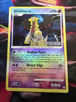 Pokemon Giratina TCG Platinum Burger King Promo #4 Reverse Holo - Image 1
