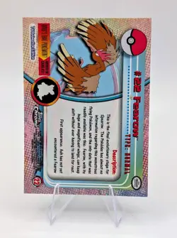 2000 Topps Chrome Pokemon: Fearow #22 - NM - Image 2