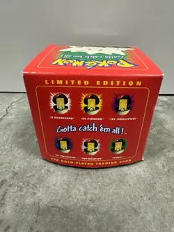 Pokemon 23k Gold Pltd Trade Card TOGEPI Pokeball Burger King Red Sealed - Image 4