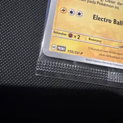 Pikachu Berkemeja Batik Indonesian Exclusive Pokemon TCG Promo Card 155/SV-P NEW - Image 5