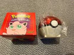 1999 Burger King Pokemon Jigglypuff 23K Gold Plated Sealed Poke Ball Red Box - Image 1