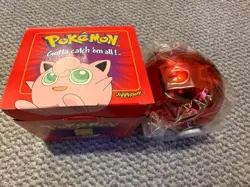 1999 Burger King Pokemon Jigglypuff 23K Gold Plated Sealed Poke Ball Red Box - Image 4