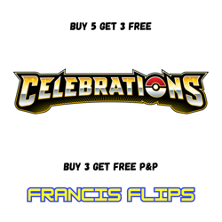 Celebrations - All Pokemon Rares Inc Pikachu - Pick Your Own - Postage Discount - Image 1