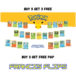 McDonald's 25th Anniversary - All Pokemon - Pick Your Own - Postage Discount - Image 1
