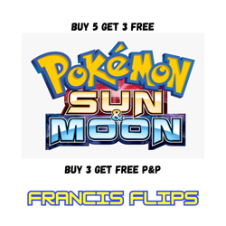 Sun & Moon Base Set - All Pokemon - Pick Your Own - Postage Discount - Image 1