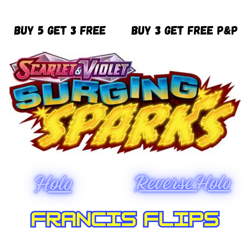 Surging Sparks Holos & Reverse - All Pokemon - Pick Your Own - Postage Discount - Image 1