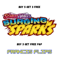 Surging Sparks - All Pokemon - Pick Your Own - Postage Discount - Image 1