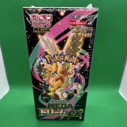 Pokemon Booster Box Mega Dream EX Dragonite Mewtwo Japanese Sealed - Image 1