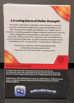 Pokemon TCG Scarlet & Violet Surging Sparks Booster Bundle Sealed - Image 3