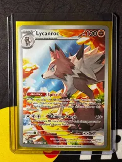 Lycanroc 166/159 Pokemon TCG S&V Journey Together Illustration Rare English - Image 3