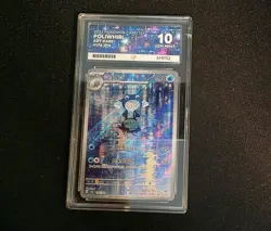 Poliwhirl 176/165 AR Gem Mint Ace 10 Pokemon 151 Japanese Perfect Subgrades - Image 1