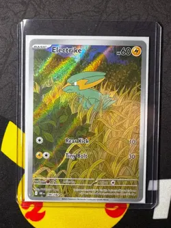 Electrike - 196/182 - Pokemon Destined Rivals Illustration Rare NM - Image 3