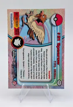 2000 Topps Chrome Pokemon: Spearow #21 - NM - Image 2