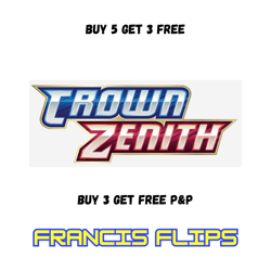 Crown Zenith - All Pokemon - Pick Your Own - Postage Discount - Image 1