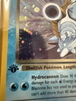 2000 POKEMON ROCKET 1ST EDITION #3 DARK BLASTOISE-HOLO PSA 7 NM - Image 4