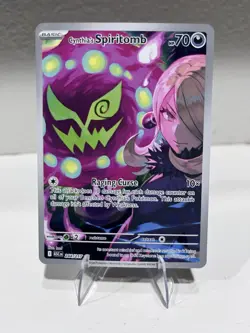 Pokemon TCG Cynthia's Spiritomb ASC 244/217 Full Art Rare Spirit - Image 1