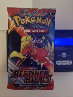 22.31/32g Pokemon TCG Destined Rivals Booster Pack (FACTORY SEALED) - Image 1
