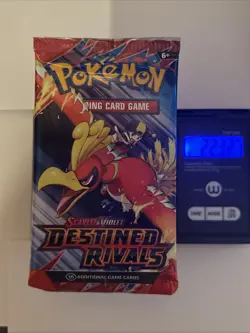 22.31/32g Pokemon TCG Destined Rivals Booster Pack (FACTORY SEALED) - Image 2