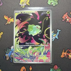 Pokemon TCG Bulbasaur 133/132 Mega Evolution Illustration Rare - Image 1