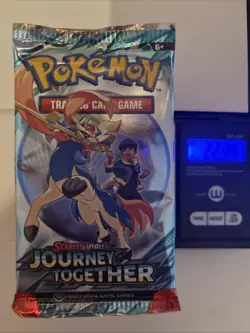 22.33/34g Pokemon TCG Journey Together Booster Pack Factory Sealed - Image 1