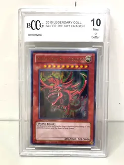 Yu-Gi-Oh! 2010 Legendary Collection Slifer The Sky Dragon - BCCG Graded, 10 Mint - Image 1