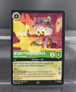 Disney Lorcana Webby Vanderquack - Junior Prospector 93/204 Whispers in the Well - Image 1