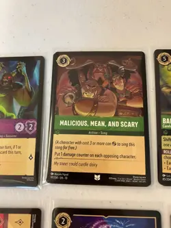 Malicious, Mean, and Scary - Whispers in the Well 4x x4 Disney Lorcana Playset - Image 1