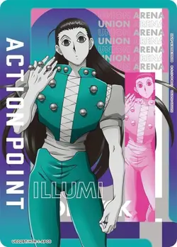 Hunter X Hunter Illumi Action Point- UE02BT/HTR-1-AP05 NM - Union Arena - Image 1