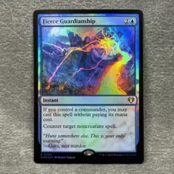 MTG Fierce Guardianship Commander Masters CMM #94 Foil NM Magic Card - Image 1