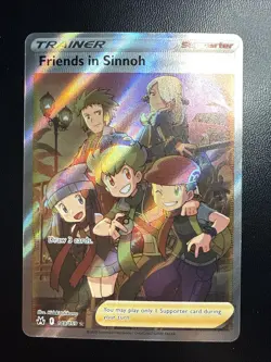 Friends in Sinnoh 149/159 Ultra Rare Crown Zenith Pokemon Card - Image 1