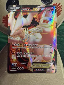 Pokemon Reshiram EX Full Art BW Next Destinies 95/99 English Card - Image 1