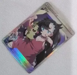 Marnie & Morpeko Parallel Holo ACG DIY Goddess Story Pokemon Waifu Trainer Card - Image 3