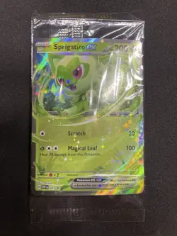 Pokemon Sprigatito ex 087 Scarlet & Violet Promo Cards Holo 2024 SEALED - Image 1