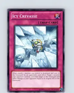 Yu-Gi-Oh TCG Icy Crevasse PHSW-EN069 Unlimited Regular Common Card NM - Image 1