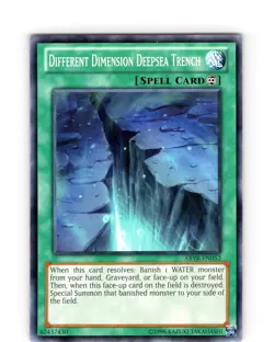 Yu-Gi-Oh Different Dimension Deepsea Trench ABYR-EN052 Unlimited Common Card NM - Image 1