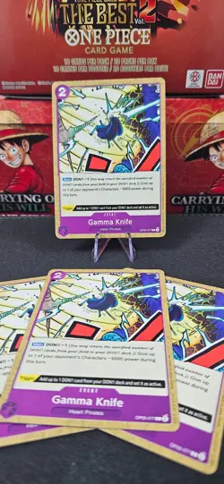 X4 - Gamma Knife - C - OP05-077- One Piece TCG Card - Image 1