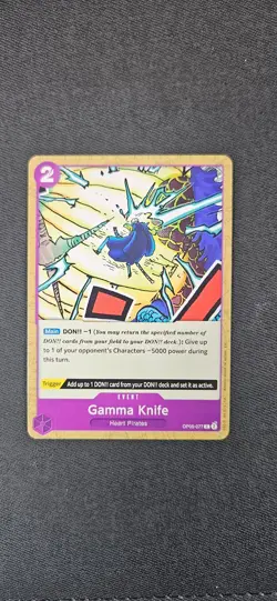 X4 - Gamma Knife - C - OP05-077- One Piece TCG Card - Image 2
